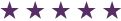 five purple stars